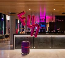 MOXY Vienna Airport Lobby