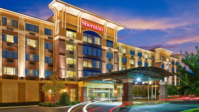 <b>Sheraton Augusta Hotel Exterior</b>. Images powered by <a href="https://www.leonardoworldwide.com/" title="Leonardo Worldwide" target="_blank">Leonardo</a>.