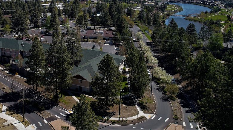 <b>TownePlace Suites Bend Near Mt. Bachelor Exterior</b>. Images powered by <a href="https://www.leonardoworldwide.com/" title="Leonardo Worldwide" target="_blank">Leonardo</a>.