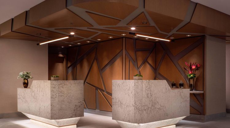 Vancouver Airport Marriott Hotel Lobby