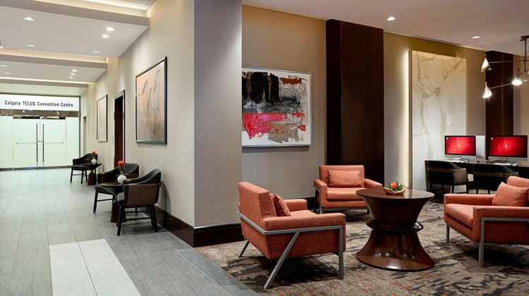 Calgary Marriott Downtown Hotel Lobby