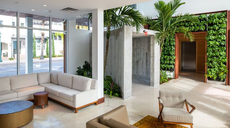 <b>Sarasota Modern, Tribute Portfolio Hotel Lobby</b>. Images powered by <a href="https://www.leonardoworldwide.com/" title="Leonardo Worldwide" target="_blank">Leonardo</a>.