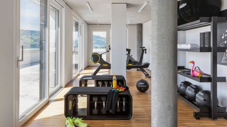 <b>Moxy Rapperswil Health Club</b>. Images powered by <a href="https://www.leonardoworldwide.com/" title="Leonardo Worldwide" target="_blank">Leonardo</a>.