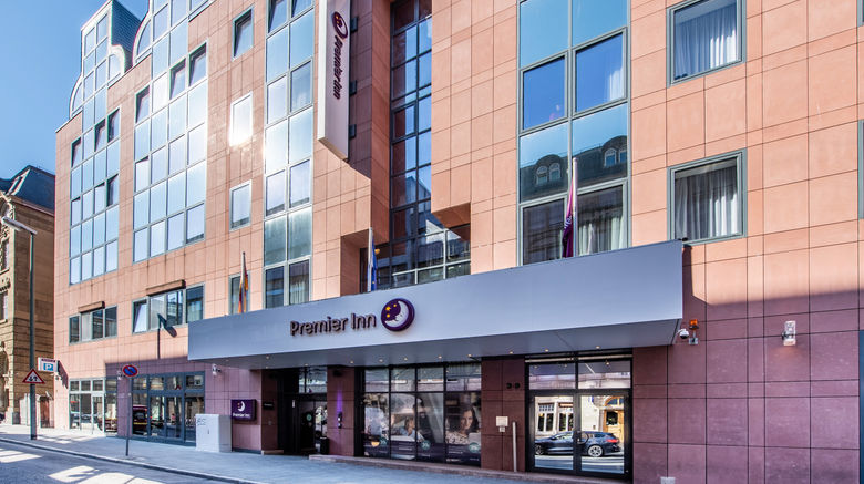 Premier Inn Frankfurt City Centre Exterior. Images powered by <a href="https://www.leonardoworldwide.com" target="_blank" rel="noopener">Leonardo</a>.