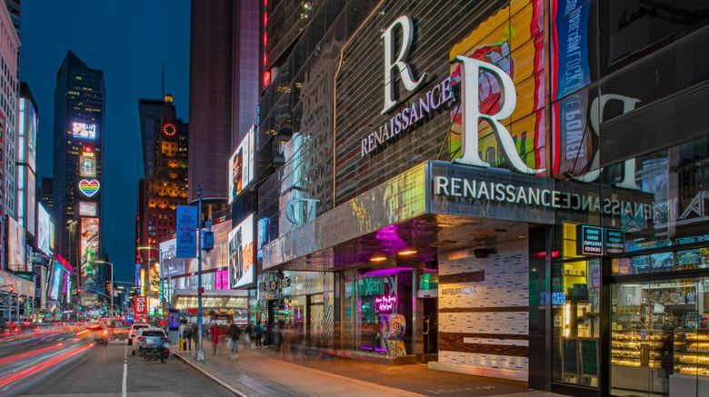 <b>Renaissance New York Times Square Hotel Exterior</b>. Images powered by <a href="https://www.leonardoworldwide.com/" title="Leonardo Worldwide" target="_blank">Leonardo</a>.