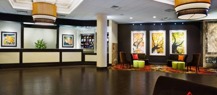 Sheraton Springfield Monarch Place Hotel Lobby