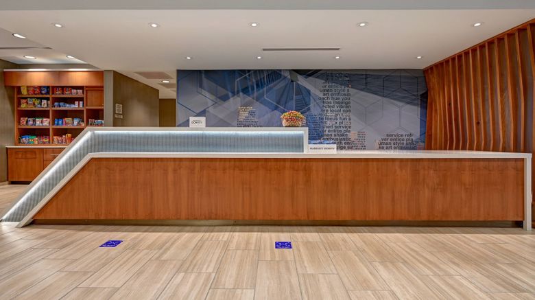 <b>SpringHill Suites University Area Lobby</b>. Images powered by <a href="https://www.leonardoworldwide.com/" title="Leonardo Worldwide" target="_blank">Leonardo</a>.
