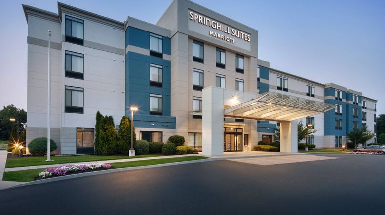 SpringHill Suites Hartford Airport Exterior. Images powered by <a href="https://www.leonardoworldwide.com" target="_blank" rel="noopener">Leonardo</a>.