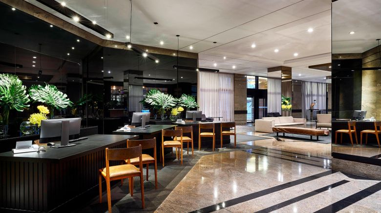 <b>Sheraton Sao Paulo WTC Hotel Lobby</b>. Images powered by <a href="https://www.leonardoworldwide.com/" title="Leonardo Worldwide" target="_blank">Leonardo</a>.