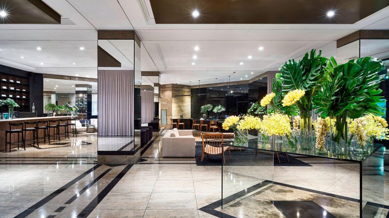 <b>Sheraton Sao Paulo WTC Hotel Lobby</b>. Images powered by <a href="https://www.leonardoworldwide.com/" title="Leonardo Worldwide" target="_blank">Leonardo</a>.