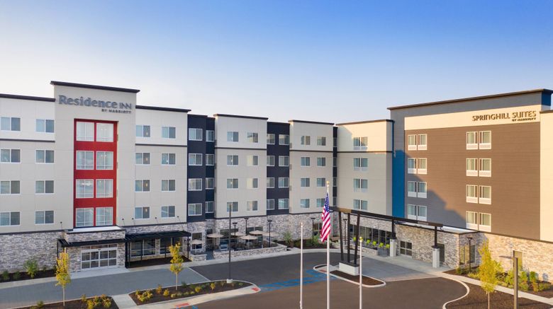<b>SpringHill Suites Indianapolis Keystone Exterior</b>. Images powered by <a href="https://www.leonardoworldwide.com/" title="Leonardo Worldwide" target="_blank">Leonardo</a>.