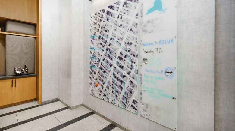 <b>TownePlace Suites Manhattan/Chelsea Lobby</b>. Images powered by <a href="https://www.leonardoworldwide.com/" title="Leonardo Worldwide" target="_blank">Leonardo</a>.