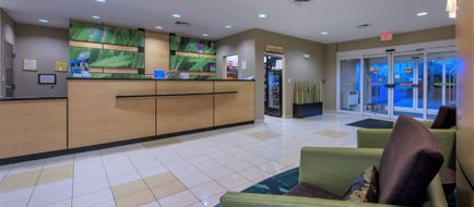 SpringHill Suites Devens Common Center Lobby