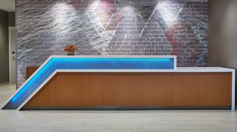 <b>SpringHill Suites Charlotte at Carowinds Lobby</b>. Images powered by <a href="https://www.leonardoworldwide.com/" title="Leonardo Worldwide" target="_blank">Leonardo</a>.
