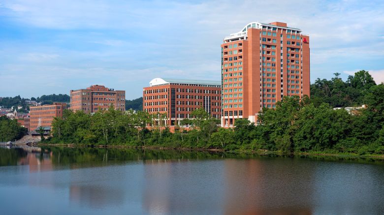 Morgantown Marriott at Waterfront Place Exterior. Images powered by <a href="https://www.leonardoworldwide.com" target="_blank" rel="noopener">Leonardo</a>.