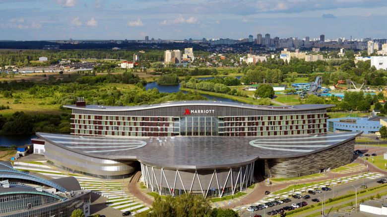 <b>Marriott Hotel Minsk Exterior</b>. Images powered by <a href="https://www.leonardoworldwide.com/" title="Leonardo Worldwide" target="_blank">Leonardo</a>.