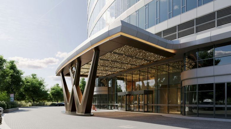 <b>Sheraton Hangzhou Fuyang Exterior</b>. Images powered by <a href="https://www.leonardoworldwide.com/" title="Leonardo Worldwide" target="_blank">Leonardo</a>.