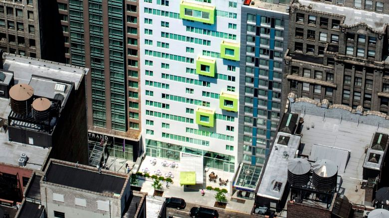 <b>SpringHill Suites Midtown Manhattan Exterior</b>. Images powered by <a href="https://www.leonardoworldwide.com/" title="Leonardo Worldwide" target="_blank">Leonardo</a>.