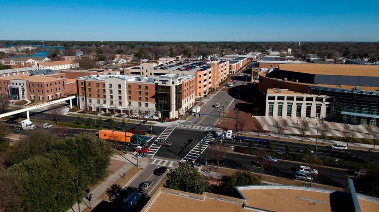 <b>SpringHill Suites by Marriott Exterior</b>. Images powered by <a href="https://www.leonardoworldwide.com/" title="Leonardo Worldwide" target="_blank">Leonardo</a>.