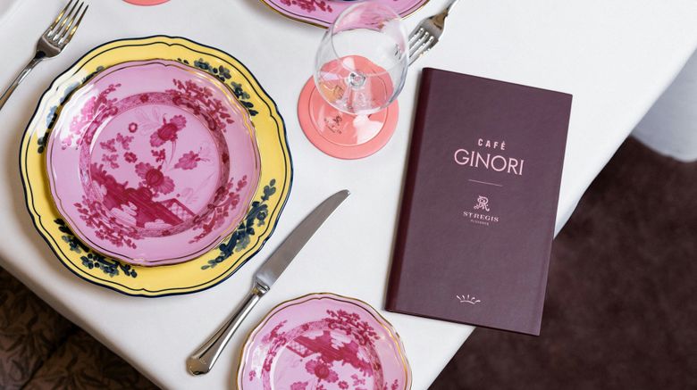 <b>The St Regis Florence Restaurant</b>. Images powered by <a href="https://www.leonardoworldwide.com/" title="Leonardo Worldwide" target="_blank">Leonardo</a>.