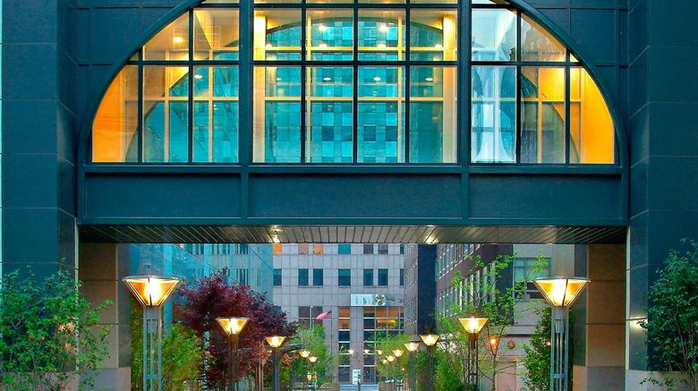 <b>New York Marriott at the Brooklyn Bridge Exterior</b>. Images powered by <a href="https://www.leonardoworldwide.com/" title="Leonardo Worldwide" target="_blank">Leonardo</a>.