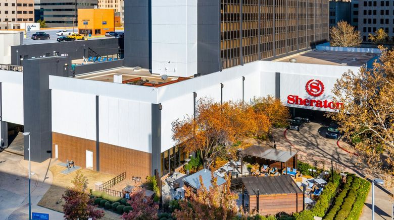 <b>Sheraton Oklahoma City Downtown Hotel Exterior</b>. Images powered by <a href="https://www.leonardoworldwide.com/" title="Leonardo Worldwide" target="_blank">Leonardo</a>.