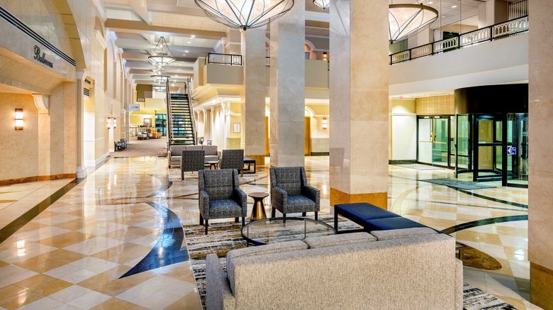 <b>Sheraton Pentagon City Hotel Lobby</b>. Images powered by <a href="https://www.leonardoworldwide.com/" title="Leonardo Worldwide" target="_blank">Leonardo</a>.