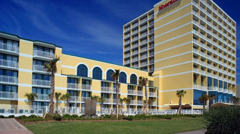 <b>Sheraton Virginia Beach Oceanfront Hotel Exterior</b>. Images powered by <a href="https://www.leonardoworldwide.com/" title="Leonardo Worldwide" target="_blank">Leonardo</a>.
