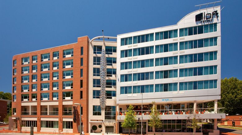 <b>Aloft Raleigh Exterior</b>. Images powered by <a href="https://www.leonardoworldwide.com/" title="Leonardo Worldwide" target="_blank">Leonardo</a>.