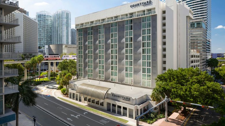 <b>Courtyard Miami Downtown/Brickell Area Exterior</b>. Images powered by <a href="https://www.leonardoworldwide.com/" title="Leonardo Worldwide" target="_blank">Leonardo</a>.