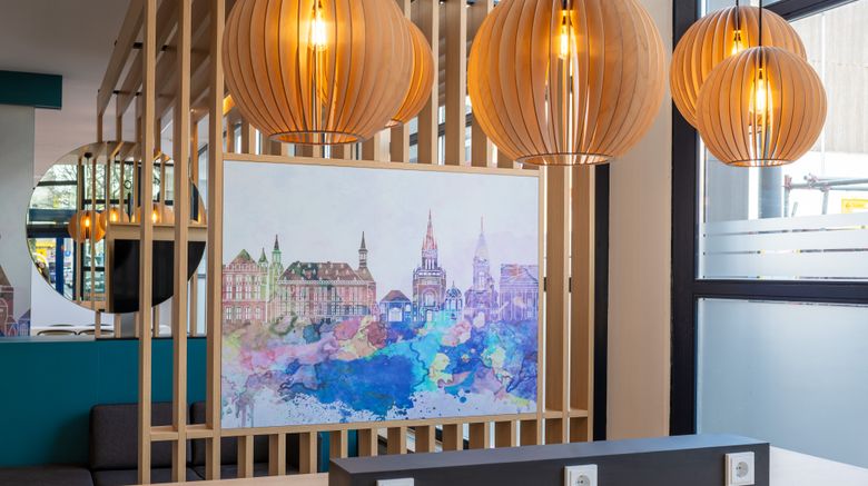 <b>B&B Hotel Aachen City-Ost Restaurant</b>. Images powered by <a href="https://www.leonardoworldwide.com/" title="Leonardo Worldwide" target="_blank">Leonardo</a>.