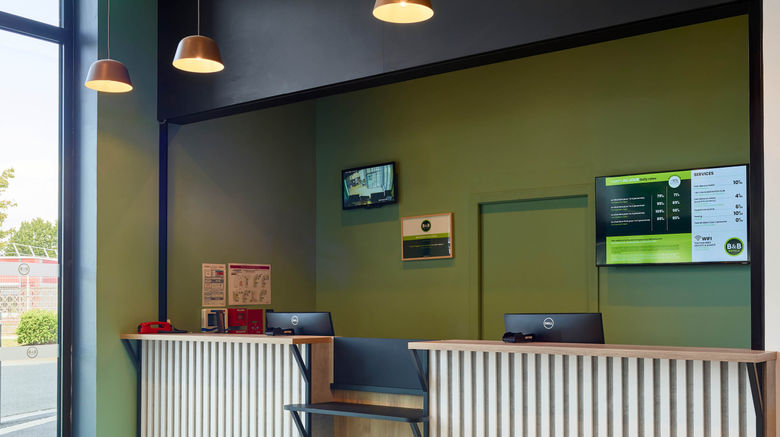 <b>B&B Hotel Paris Clichy-sous-Bois Lobby</b>. Images powered by <a href="https://www.leonardoworldwide.com/" title="Leonardo Worldwide" target="_blank">Leonardo</a>.