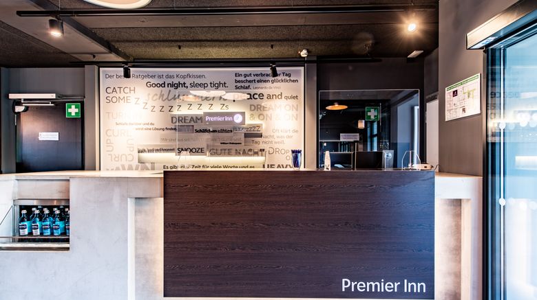 <b>Premier Inn Heidelberg City Bahnstadt Lobby</b>. Images powered by <a href="https://www.leonardoworldwide.com/" title="Leonardo Worldwide" target="_blank">Leonardo</a>.