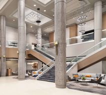 Marriott Greensboro Downtown Lobby