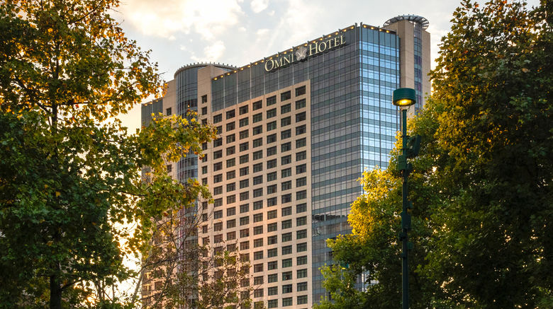 <b>Omni Atlanta Hotel at Centennial Park Exterior</b>. Images powered by <a href="https://www.leonardoworldwide.com/" title="Leonardo Worldwide" target="_blank">Leonardo</a>.