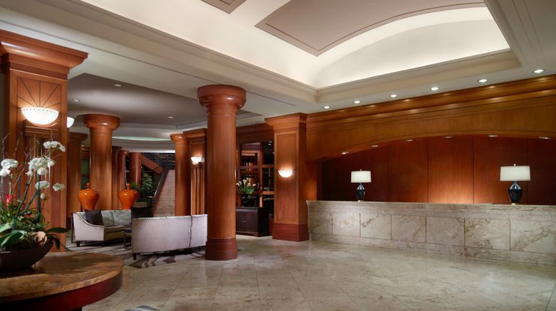 Marriott Jacksonville Downtown Lobby. Images powered by <a href="https://www.leonardoworldwide.com" target="_blank" rel="noopener">Leonardo</a>.