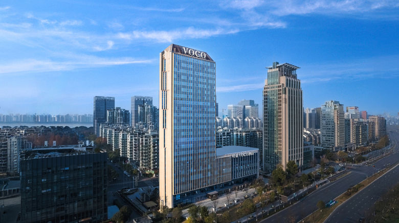 voco Hangzhou Binjiang Minghao Exterior. Images powered by <a href="https://www.leonardoworldwide.com" target="_blank" rel="noopener">Leonardo</a>.