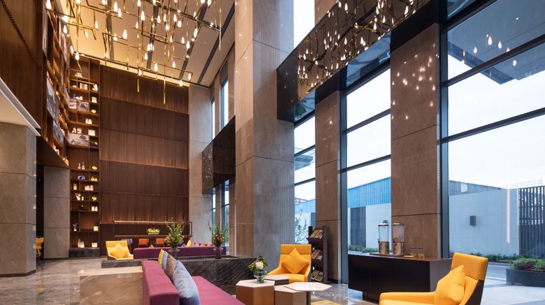 <b>Hampton by Hilton Handan Railway Station Lobby</b>. Images powered by <a href="https://www.leonardoworldwide.com/" title="Leonardo Worldwide" target="_blank">Leonardo</a>.