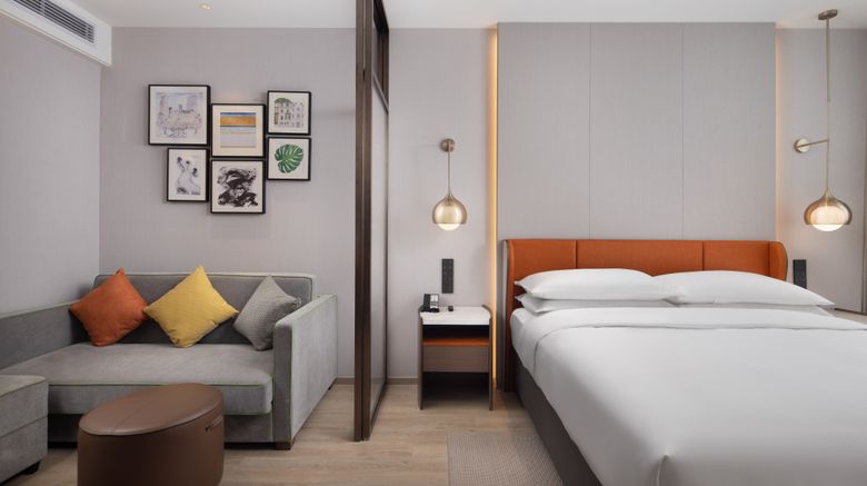 <b>Home2 Stes by Hilton Qianjiang New Town Room</b>. Images powered by <a href="https://www.leonardoworldwide.com/" title="Leonardo Worldwide" target="_blank">Leonardo</a>.