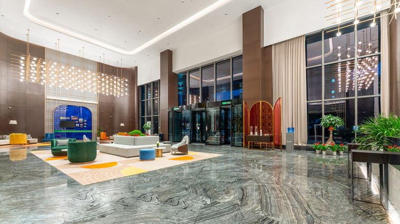 <b>Hampton by Hilton Ningbo Ninghai Keji Av Lobby</b>. Images powered by <a href="https://www.leonardoworldwide.com/" title="Leonardo Worldwide" target="_blank">Leonardo</a>.
