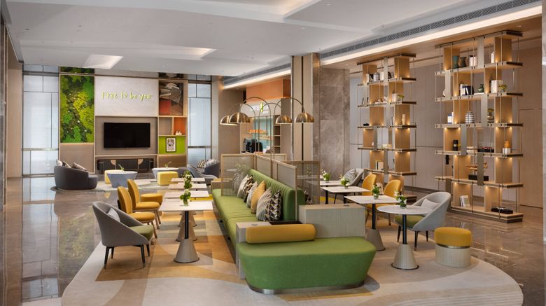 <b>Home2 Suites by Hilton Guiyang Airport Lobby</b>. Images powered by <a href="https://www.leonardoworldwide.com/" title="Leonardo Worldwide" target="_blank">Leonardo</a>.