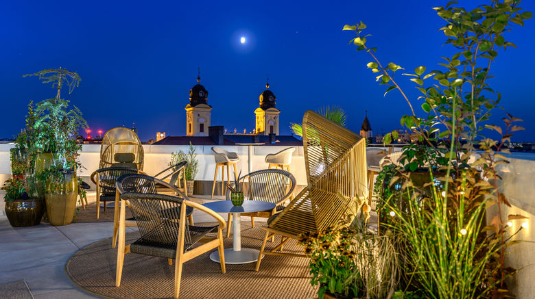 <b>Hilton Garden Inn Debrecen City Center Restaurant</b>. Images powered by <a href="https://www.leonardoworldwide.com/" title="Leonardo Worldwide" target="_blank">Leonardo</a>.