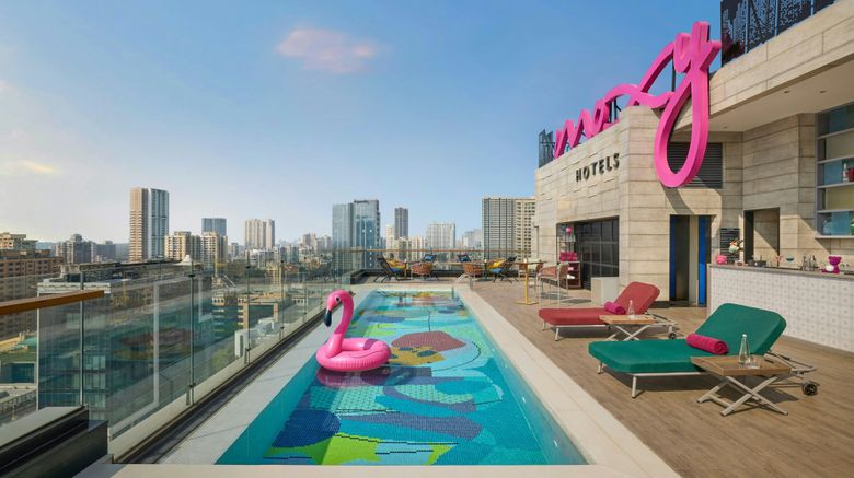 <b>Moxy Mumbai Andheri West Pool</b>. Images powered by <a href="https://www.leonardoworldwide.com/" title="Leonardo Worldwide" target="_blank">Leonardo</a>.