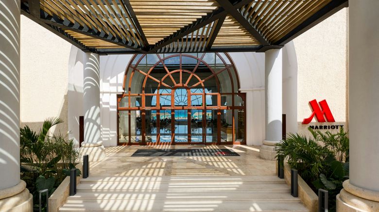 <b>Marriott Cancun, An All-Inclusive Resort Exterior</b>. Images powered by <a href="https://www.leonardoworldwide.com/" title="Leonardo Worldwide" target="_blank">Leonardo</a>.