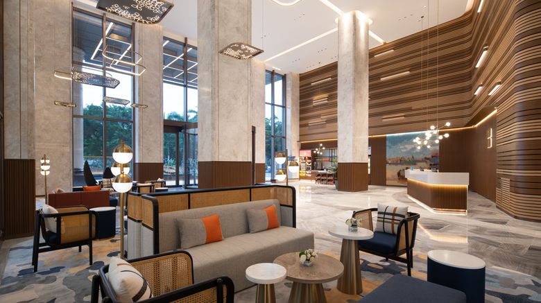 <b>Hilton Garden Inn Beihai Railway Station Lobby</b>. Images powered by <a href="https://www.leonardoworldwide.com/" title="Leonardo Worldwide" target="_blank">Leonardo</a>.