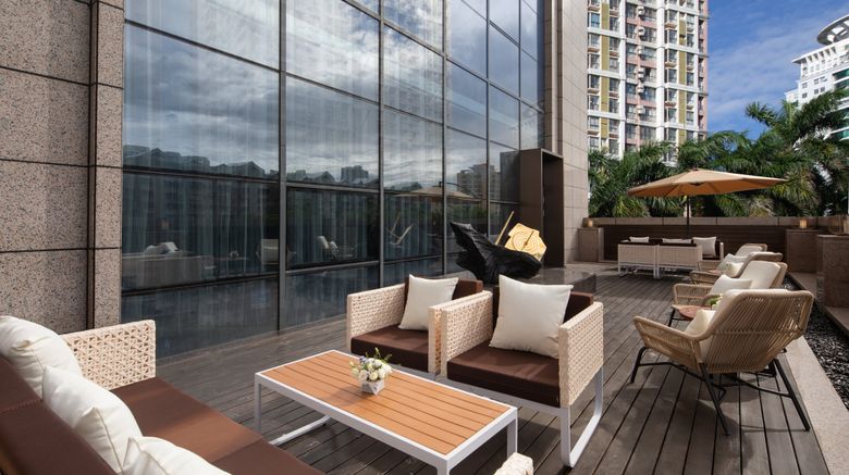 <b>Hilton Garden Inn Beihai Railway Station Exterior</b>. Images powered by <a href="https://www.leonardoworldwide.com/" title="Leonardo Worldwide" target="_blank">Leonardo</a>.