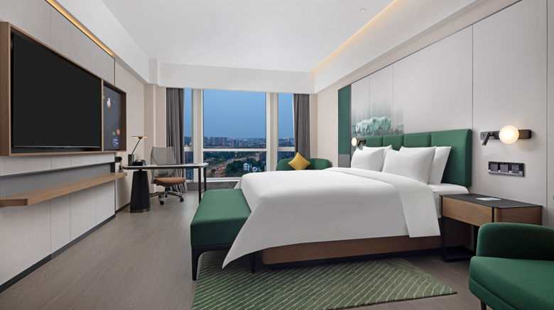 <b>Hampton Hangzhou Northern Gongshu Room</b>. Images powered by <a href="https://www.leonardoworldwide.com/" title="Leonardo Worldwide" target="_blank">Leonardo</a>.
