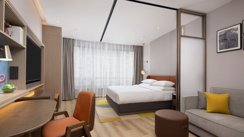 <b>Home2 Suites by Hilton Railway Station Room</b>. Images powered by <a href="https://www.leonardoworldwide.com/" title="Leonardo Worldwide" target="_blank">Leonardo</a>.