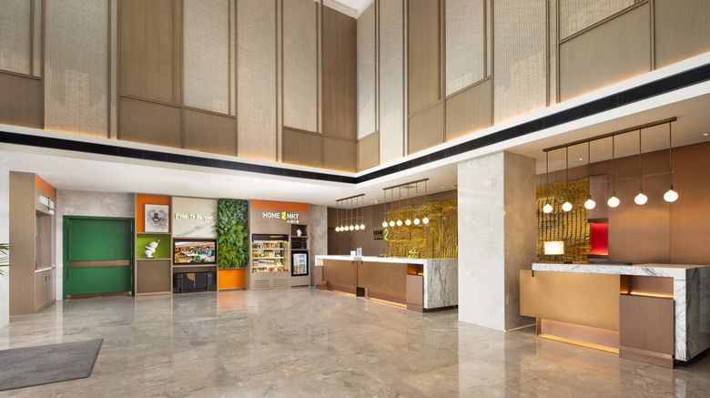 <b>Home2 Suites by Hilton Changsha Lugu Lobby</b>. Images powered by <a href="https://www.leonardoworldwide.com/" title="Leonardo Worldwide" target="_blank">Leonardo</a>.