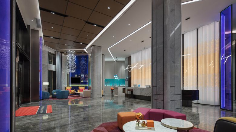 Hampton by Hilton Urumqi Intl Airport Lobby. Images powered by <a href="https://www.leonardoworldwide.com" target="_blank" rel="noopener">Leonardo</a>.